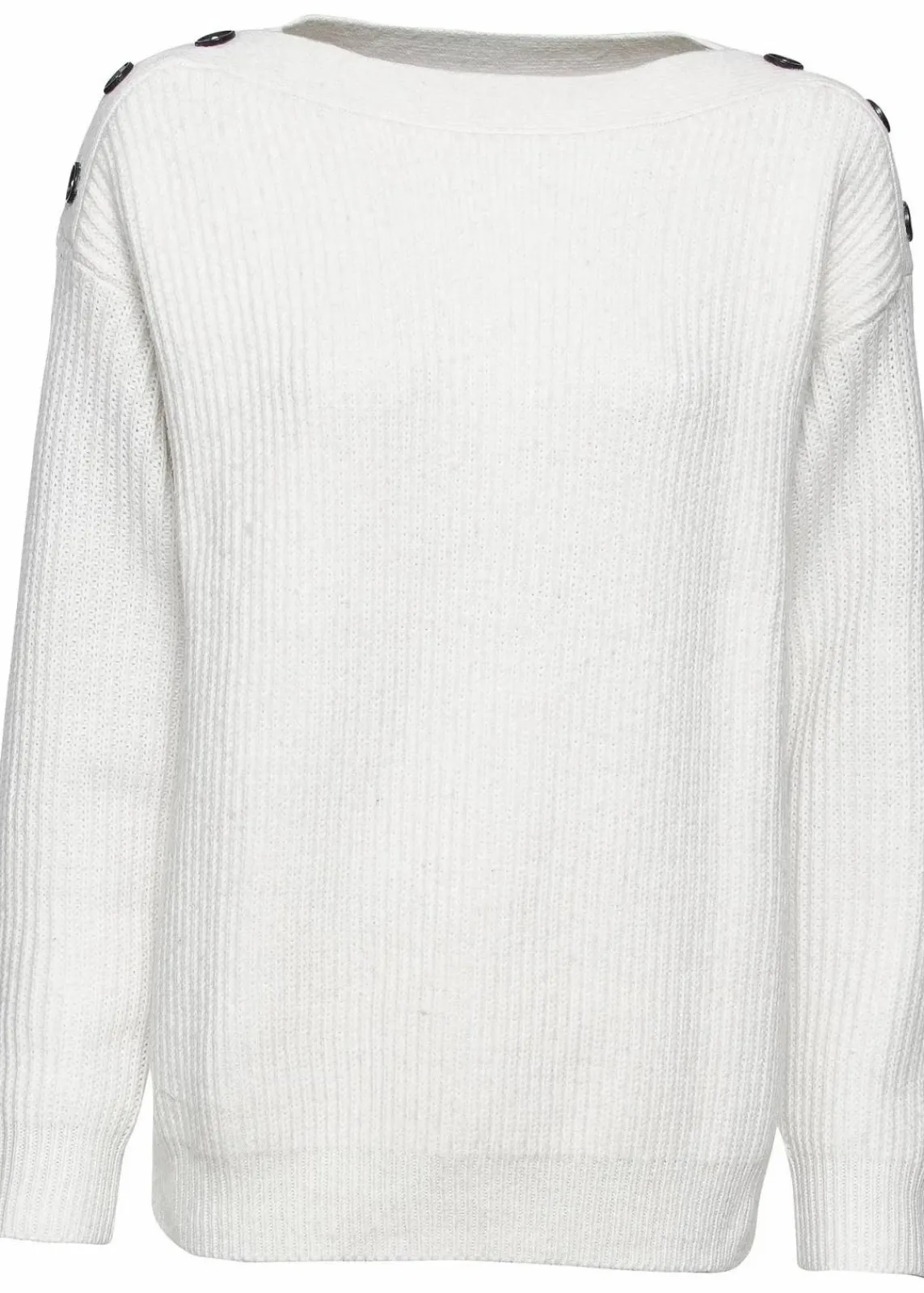 bonprix Bekleidung·Umstandsmode|Strickmode^Pullover mit Knöpfen wollweiß