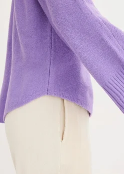 bonprix Bekleidung·Umstandsmode|Bekleidung·Jeans^Pullover mit Stehkragen softlila