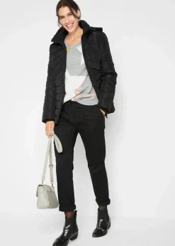 bonprix Bekleidung·Umstandsmode|Bekleidung·Jeans^Pullover mit Sternendruck hellgrau meliert bedruckt