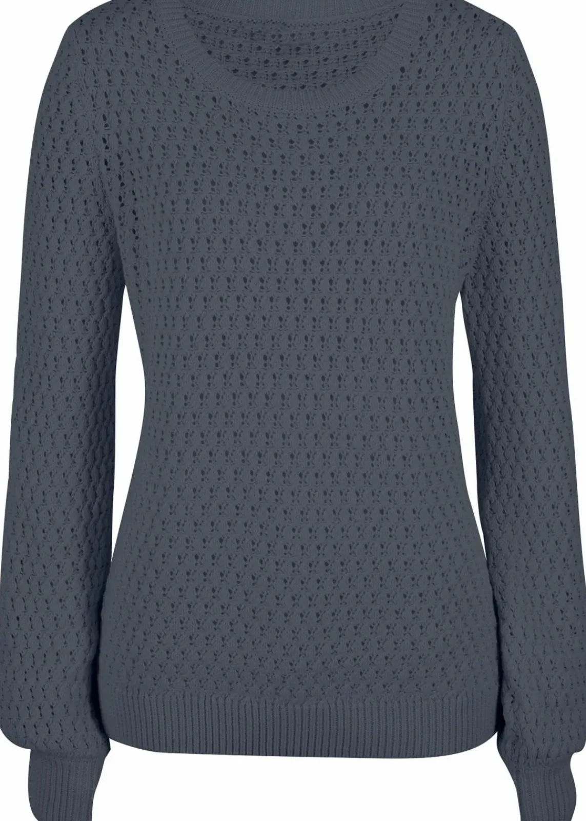 bonprix Pullover & Strickjacken|Strickmode^Pullover mit Strukturstrick aus Baumwollmix nachtblau