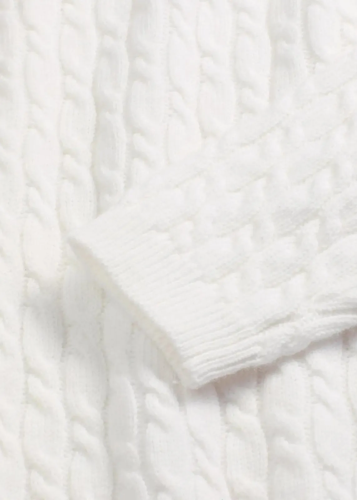 bonprix Bekleidung·Umstandsmode|Bekleidung·Jeans^Pullover mit Zopfmuster wollweiß