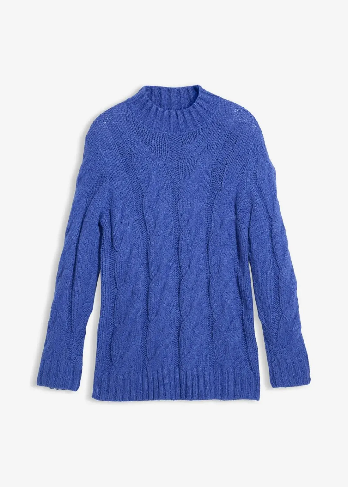 bonprix Bekleidung·Umstandsmode|Strickmode^Pullover mit Zopfmuster edelsteinblau