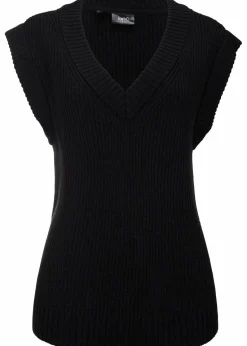 bonprix Bekleidung·Umstandsmode|Strickmode^Pullunder schwarz