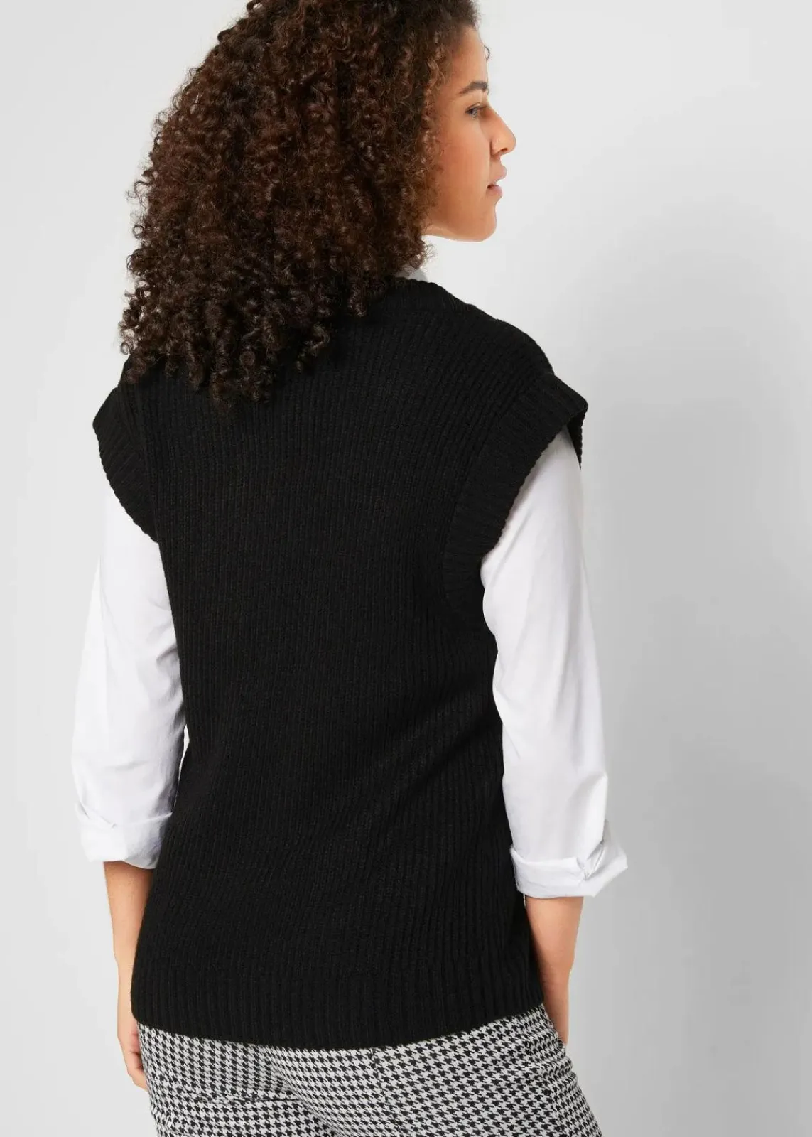 bonprix Bekleidung·Umstandsmode|Strickmode^Pullunder schwarz