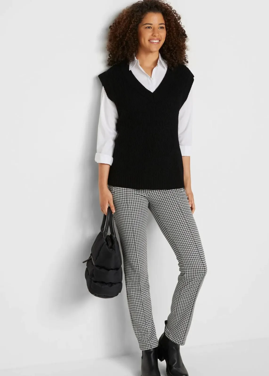 bonprix Bekleidung·Umstandsmode|Strickmode^Pullunder schwarz