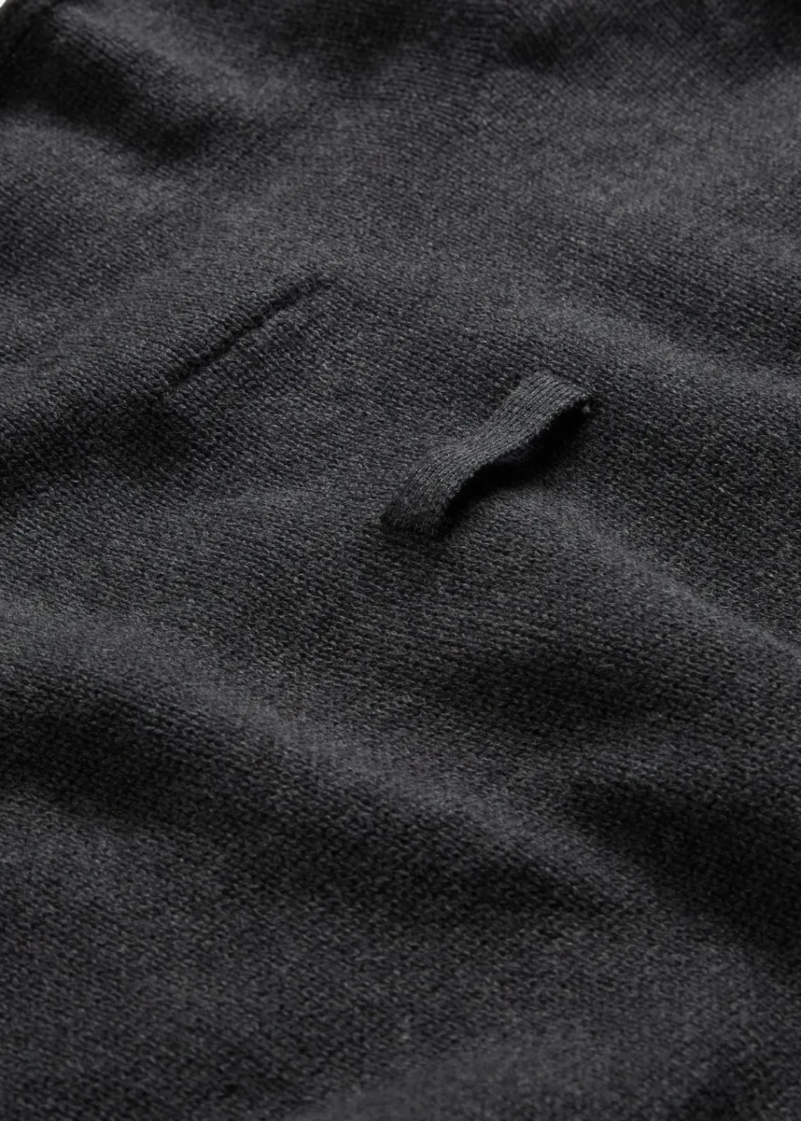 bonprix Pullover & Strickjacken|Strickmode^Pullunder aus reiner Baumwolle anthrazit meliert