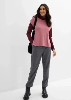 bonprix Pullover & Strickjacken|Strickmode^Pullunder aus softem Viskose-Mix softbeere