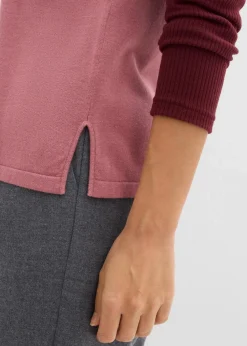 bonprix Pullover & Strickjacken|Strickmode^Pullunder aus softem Viskose-Mix softbeere