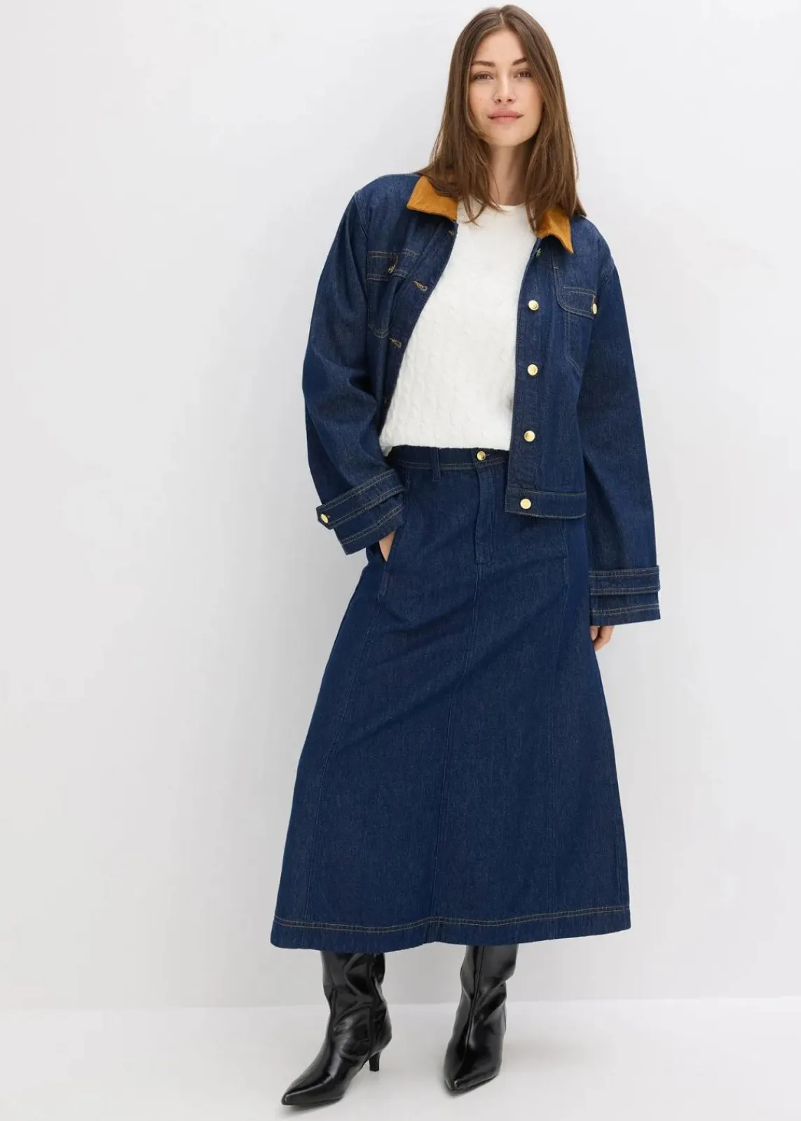 bonprix Bekleidung·Umstandsmode|Bekleidung·Jeans^Pullunder mit Zopfmuster wollweiß