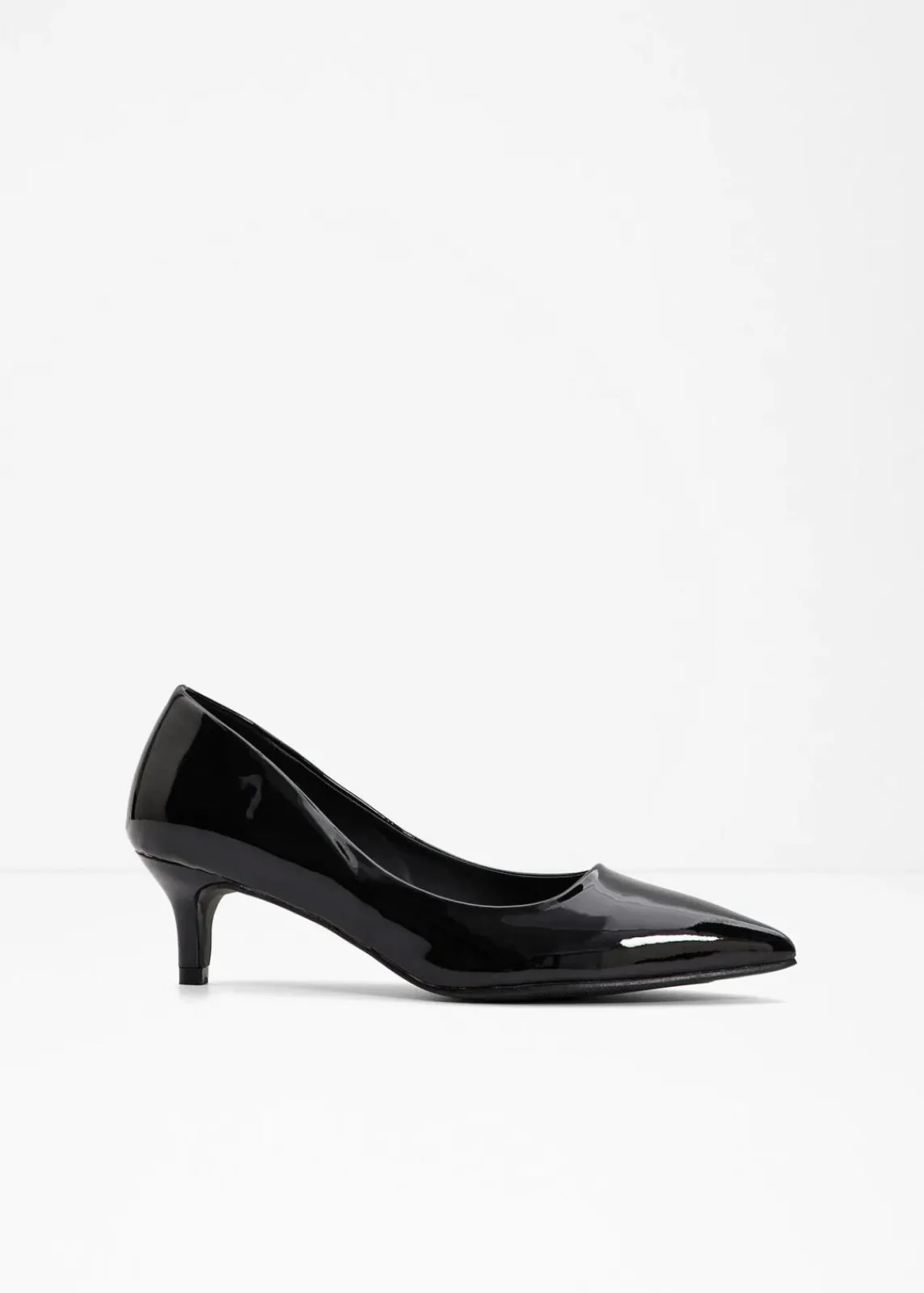 bonprix Pumps^Pumps in Lack-Optik schwarz