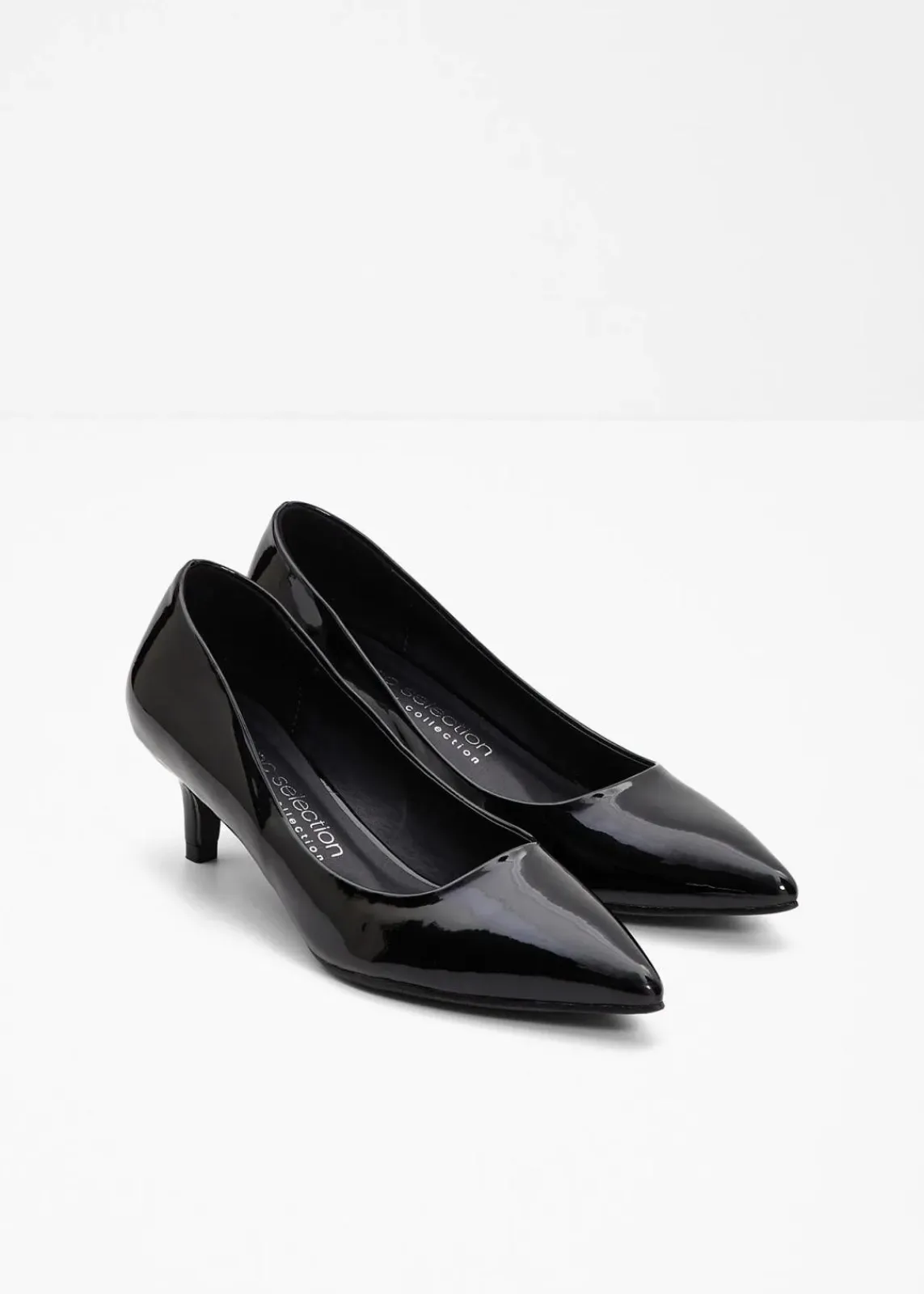 bonprix Pumps^Pumps in Lack-Optik schwarz