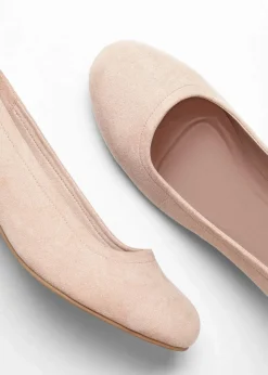 bonprix Schuhe & Accessoires In Spezialgrößen·Schuhe In Übergröße|Pumps^Pumps mit Blockabsatz beige