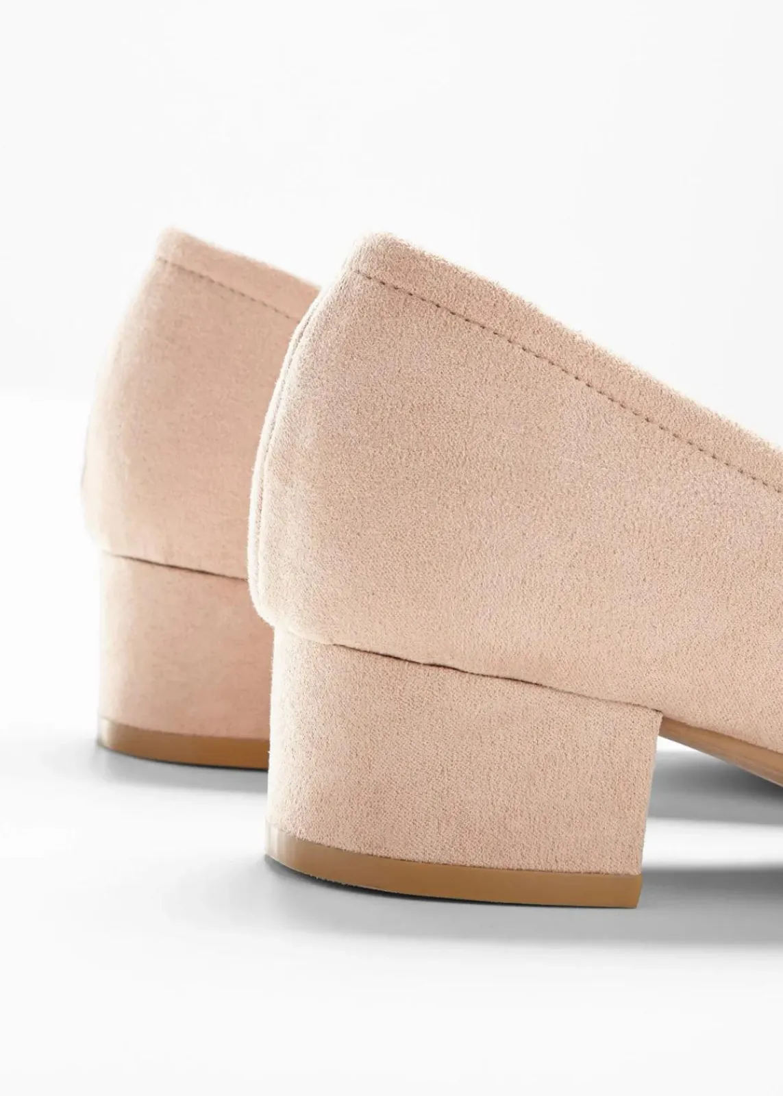 bonprix Schuhe & Accessoires In Spezialgrößen·Schuhe In Übergröße|Pumps^Pumps mit Blockabsatz beige