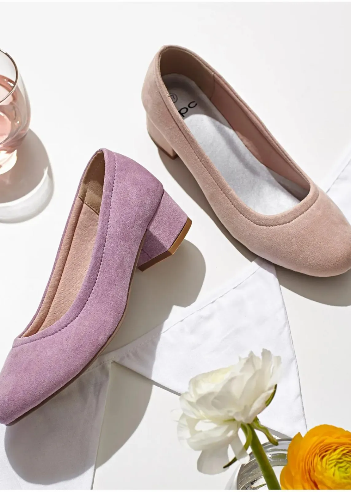 bonprix Schuhe & Accessoires In Spezialgrößen·Schuhe In Übergröße|Pumps^Pumps mit Blockabsatz beige
