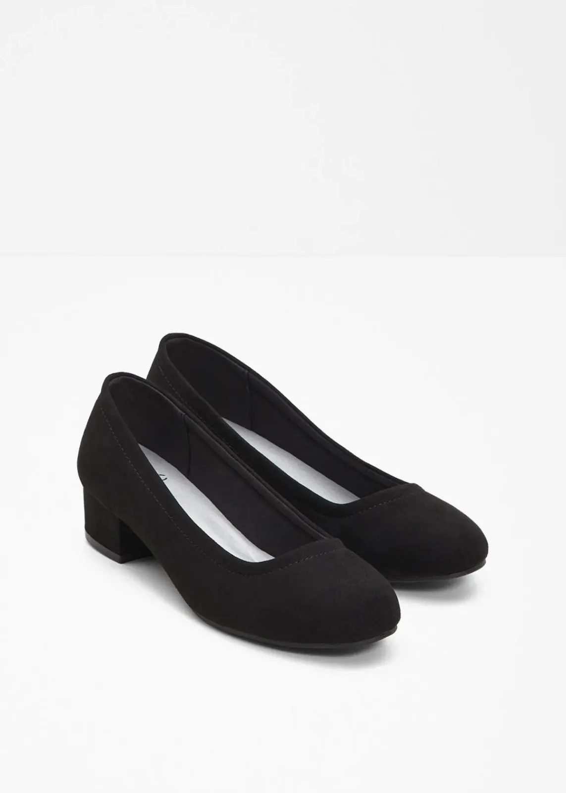 bonprix Pumps|Schuhe & Accessoires In Spezialgrößen·Schuhe In Übergröße^Pumps mit Blockabsatz schwarz