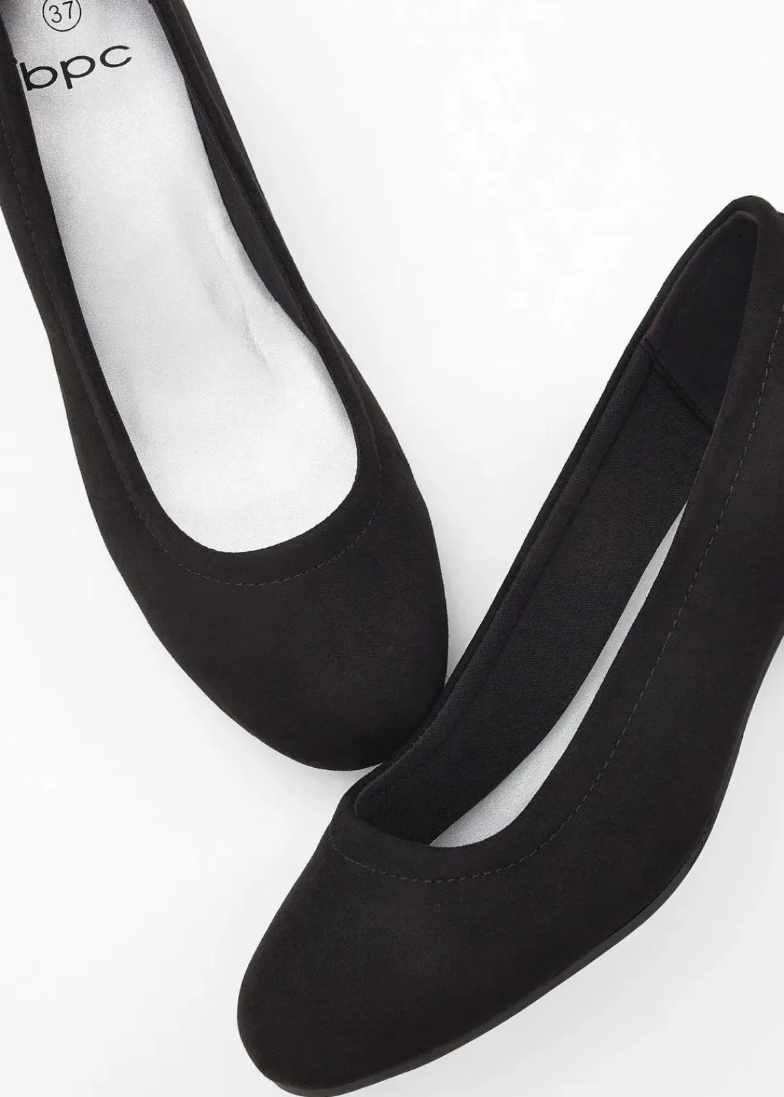 bonprix Pumps|Schuhe & Accessoires In Spezialgrößen·Schuhe In Übergröße^Pumps mit Blockabsatz schwarz