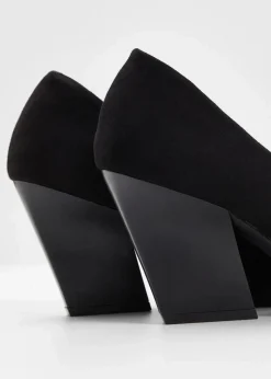 bonprix Pumps^Pumps mit Blockabsatz schwarz