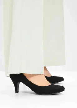 bonprix Pumps|Schuhe & Accessoires In Spezialgrößen·Schuhe In Übergröße^Pumps mit schmalem Absatz schwarz