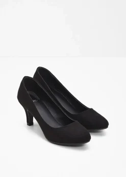 bonprix Pumps|Schuhe & Accessoires In Spezialgrößen·Schuhe In Übergröße^Pumps mit schmalem Absatz schwarz