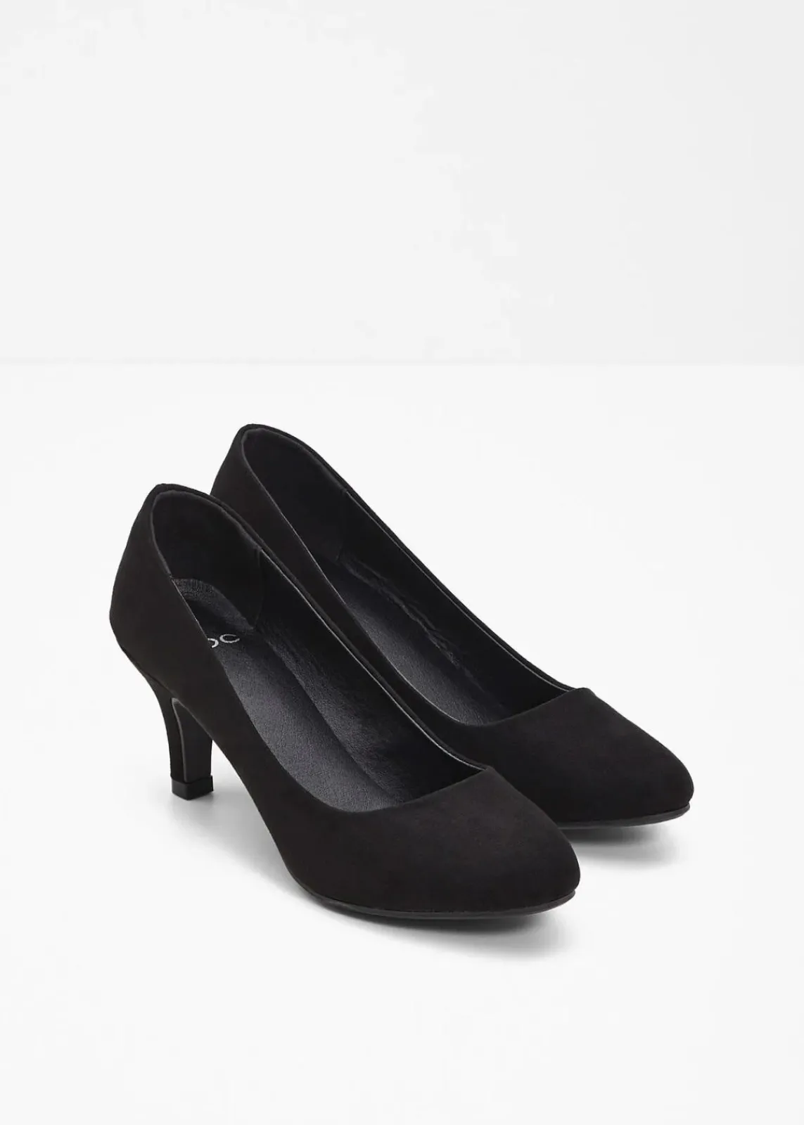 bonprix Pumps|Schuhe & Accessoires In Spezialgrößen·Schuhe In Übergröße^Pumps mit schmalem Absatz schwarz