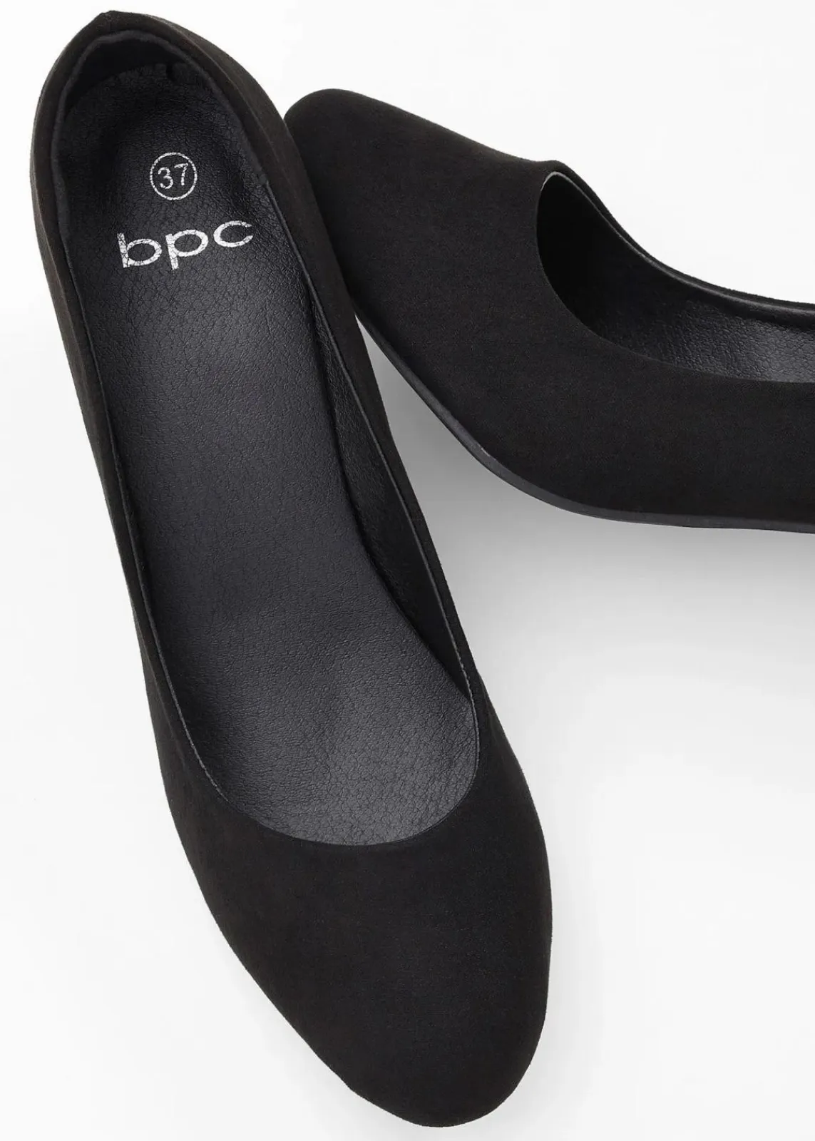 bonprix Pumps|Schuhe & Accessoires In Spezialgrößen·Schuhe In Übergröße^Pumps mit schmalem Absatz schwarz