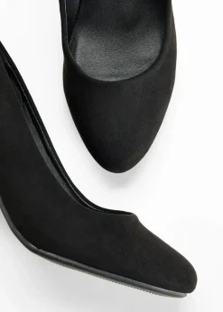 bonprix Pumps|Schuhe & Accessoires In Spezialgrößen·Schuhe In Übergröße^Pumps mit schmalem Absatz schwarz
