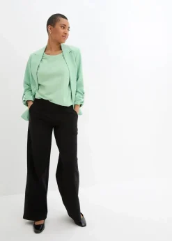 bonprix Bekleidung·Kleider|Hosen^Punto di Roma Hose mit Bequembund schwarz