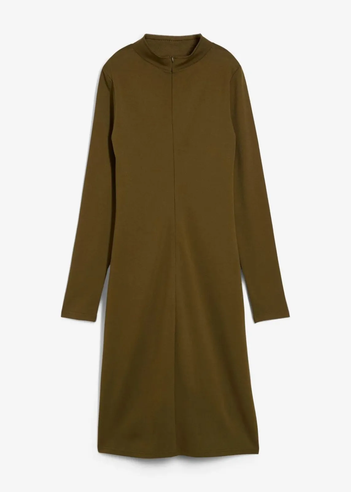 bonprix Kleider|Basics^Punto Di Roma Kleid mit Stehkragen erdoliv