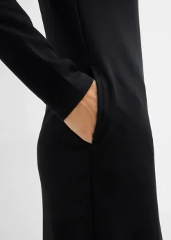 bonprix Bekleidung·Röcke|Bekleidung·Pullover & Strickjacken^Punto Di Roma Kleid mit Stehkragen schwarz