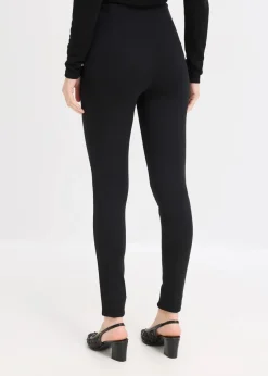 bonprix Bekleidung·Kleider|Hosen^Punto-Leggings schwarz