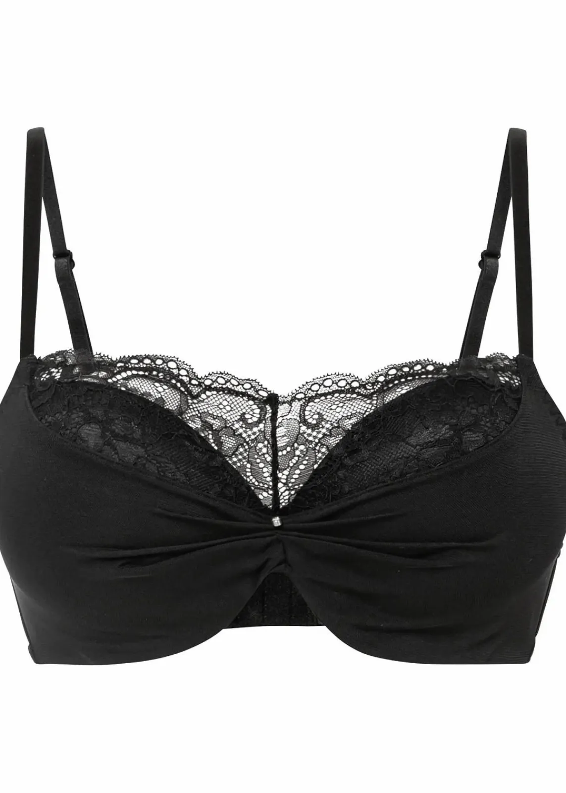 bonprix Große Cups D-H|Bhs^Push-up BH in Bandeau-Optik schwarz