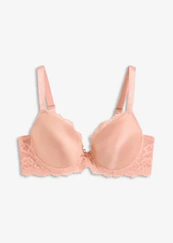 bonprix Große Cups D-H|Nachhaltigere Materialien^Push-Up-BH mit Glanzeffekt antikrosa