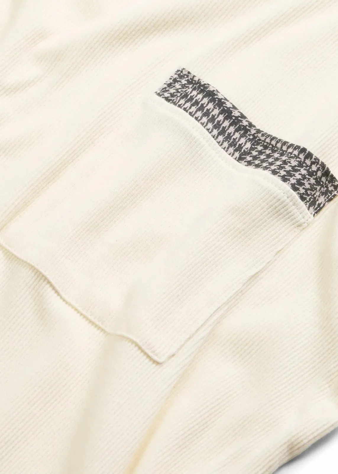bonprix Wäsche·Nachtwäsche|Nachtwäsche^Pyjama aus weicher Baumwolle naturbeige/schwarz kariert