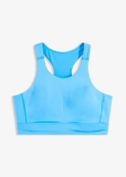 bonprix Nachhaltigere Materialien|Bhs^Racerback Sport-BH mit leichtem Halt brilliantblau