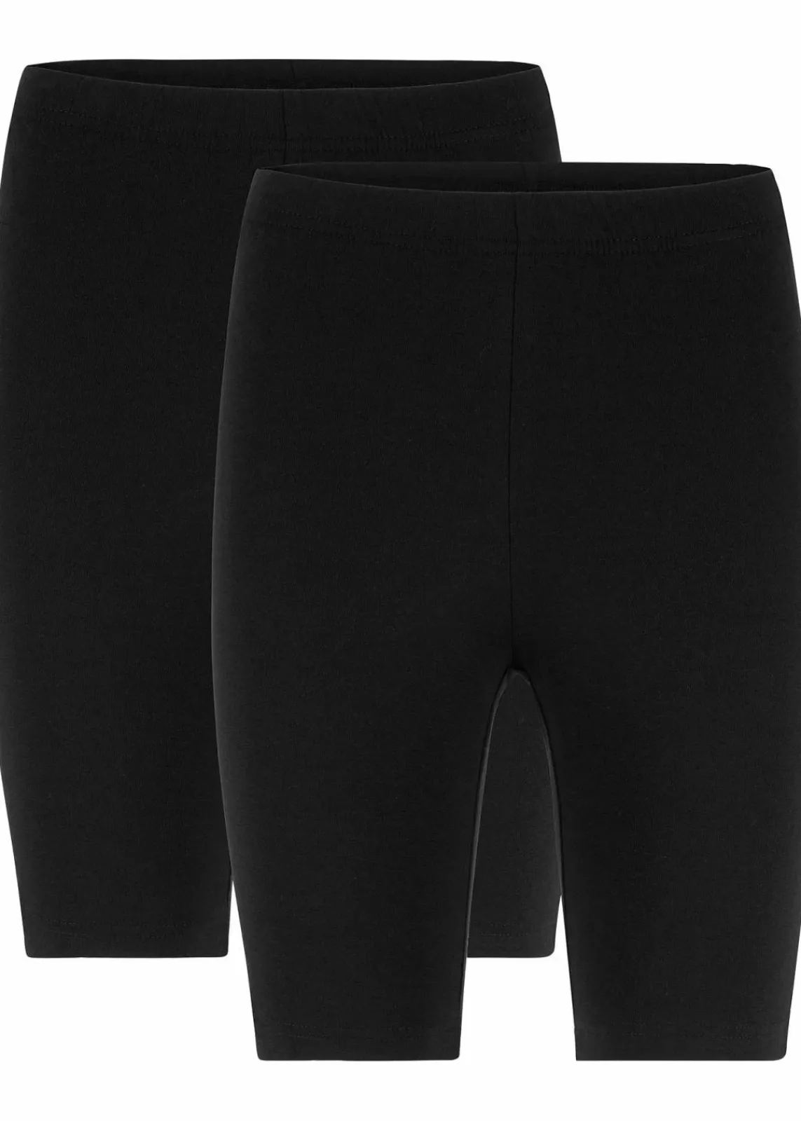 bonprix Wäsche·Radler & Oberschenkelschutz|Bekleidung·Röcke^Radlerhose (2er Pack) schwarz