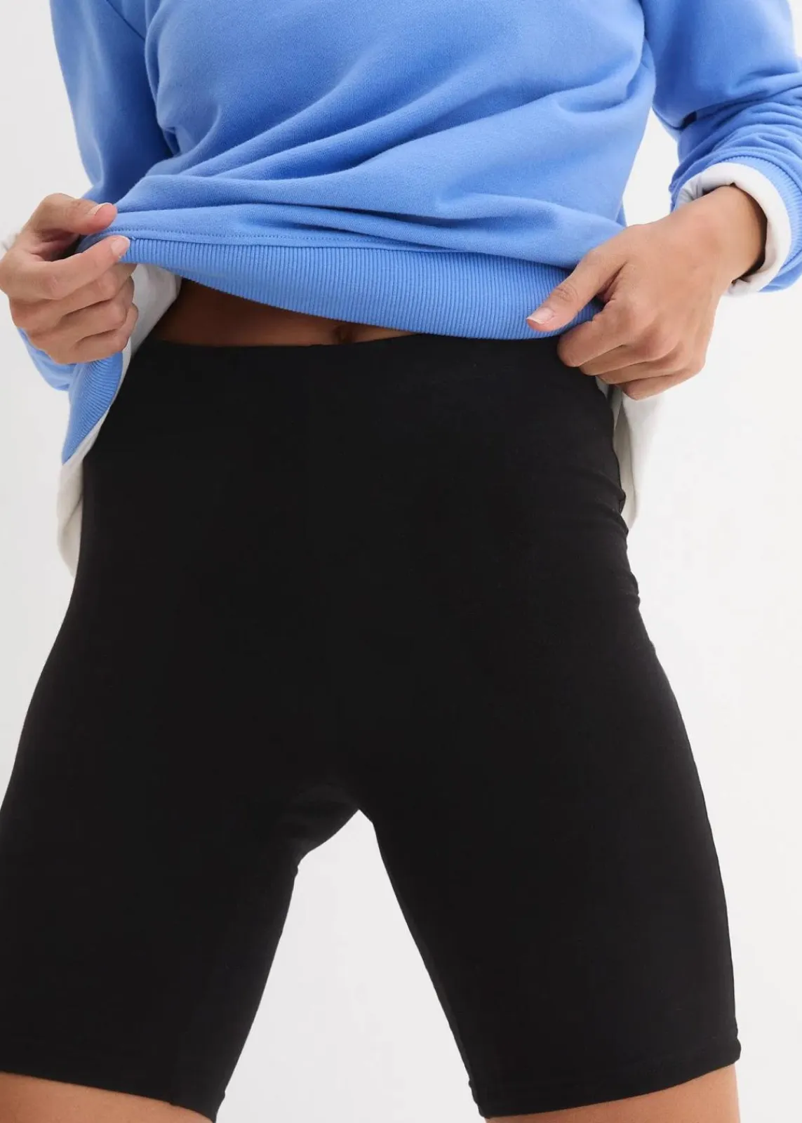 bonprix Wäsche·Radler & Oberschenkelschutz|Bekleidung·Röcke^Radlerhose (2er Pack) schwarz