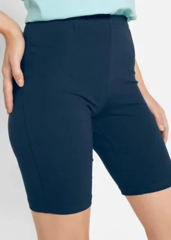 bonprix Hosen|Basics^Radlerhose (2er Pack) dunkelblau+schwarz