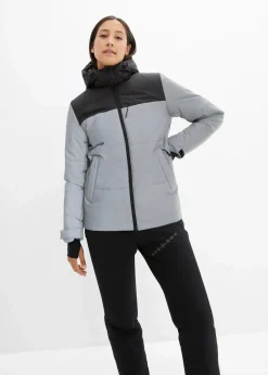 bonprix Bekleidung·Hosen|Jacken & Mäntel^reflektierende, gesteppte Funktions-Jacke silber