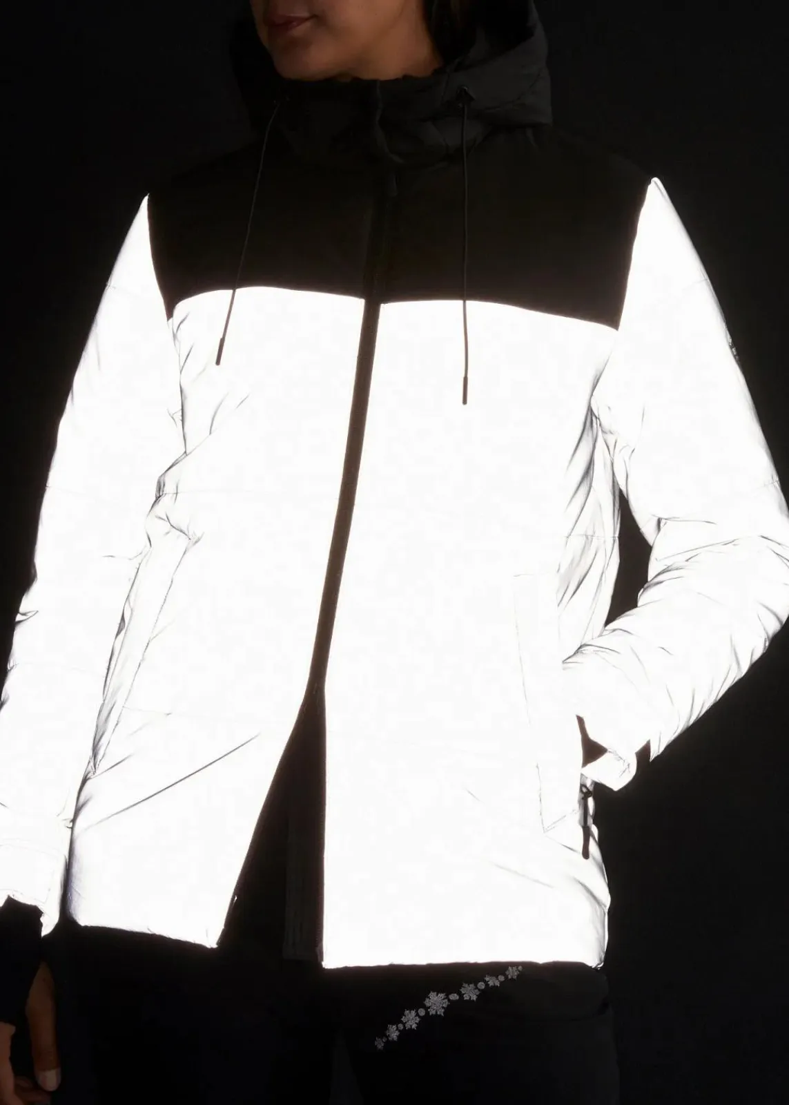 bonprix Bekleidung·Hosen|Jacken & Mäntel^reflektierende, gesteppte Funktions-Jacke silber