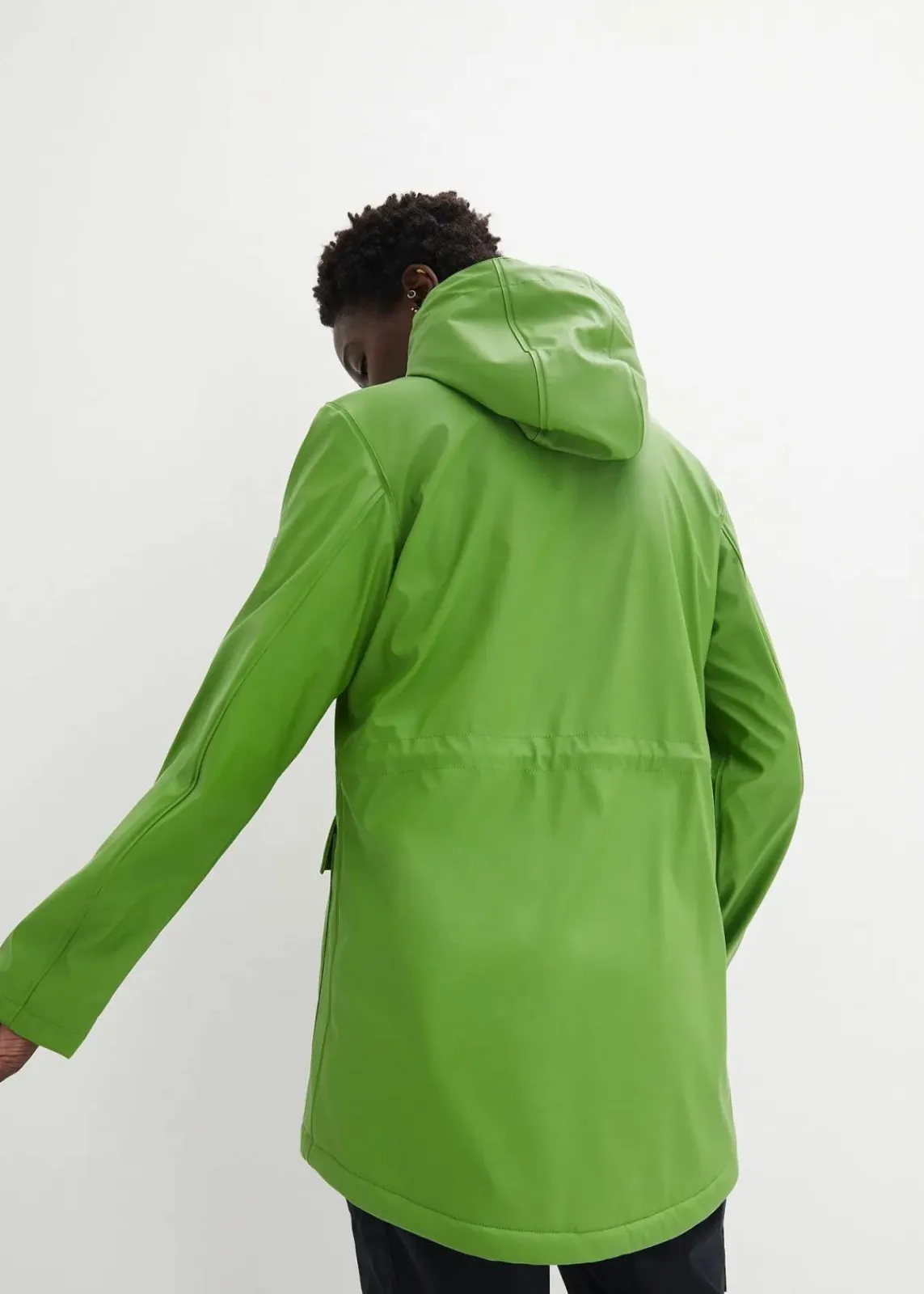 bonprix Jacken & Mäntel|Bekleidung·Hosen^Regenjacke mit Teddyfutter mattmoos