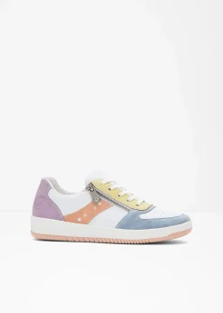 Rieker High Heels|Komfortschuhe^Komfort-Sneaker mit gepolsterter Innensohle weiß/bunt