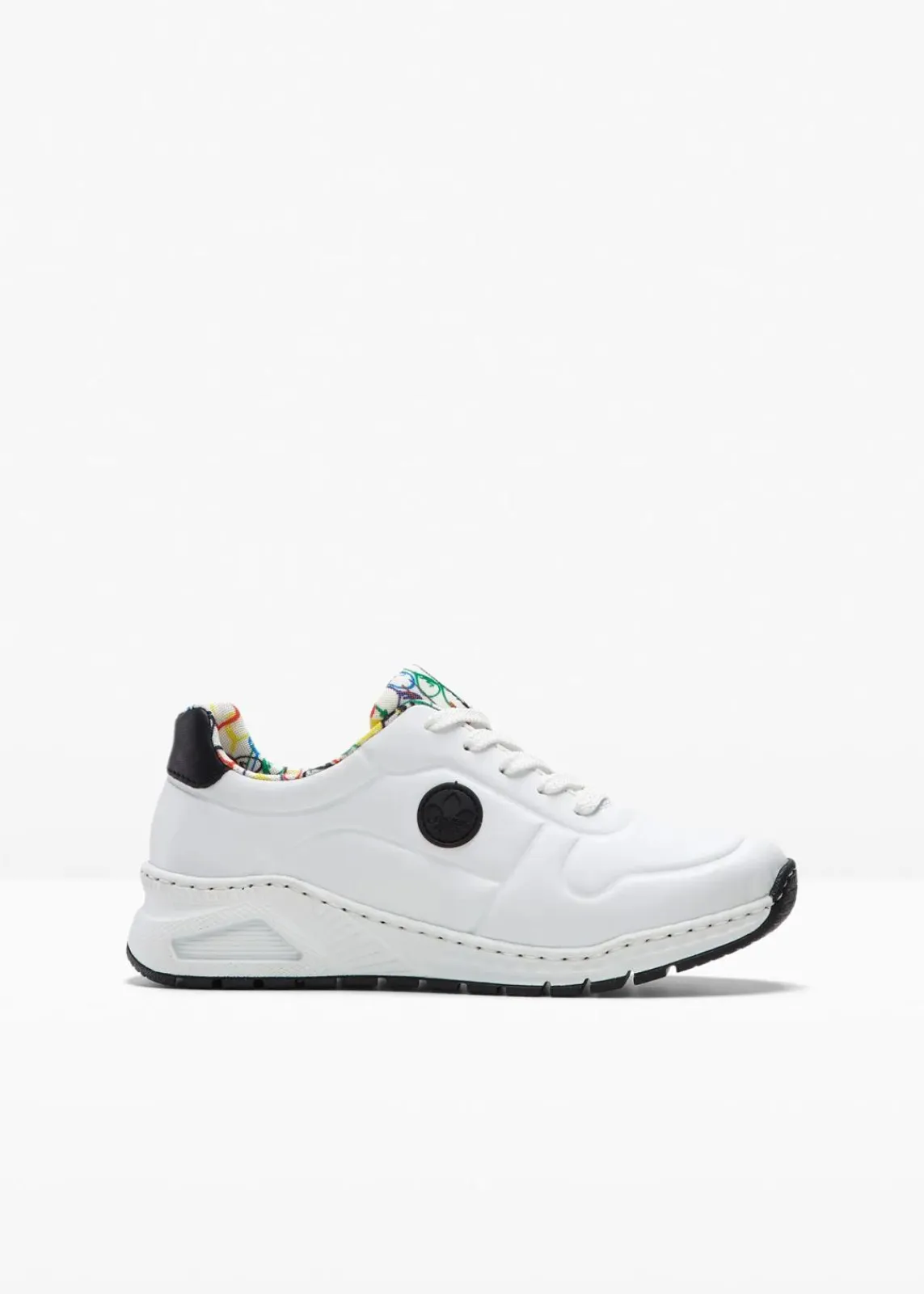 Rieker High Heels|Komfortschuhe^Komfort-Sneaker mit gepolsterter Innensohle weiss