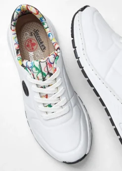 Rieker High Heels|Komfortschuhe^Komfort-Sneaker mit gepolsterter Innensohle weiss