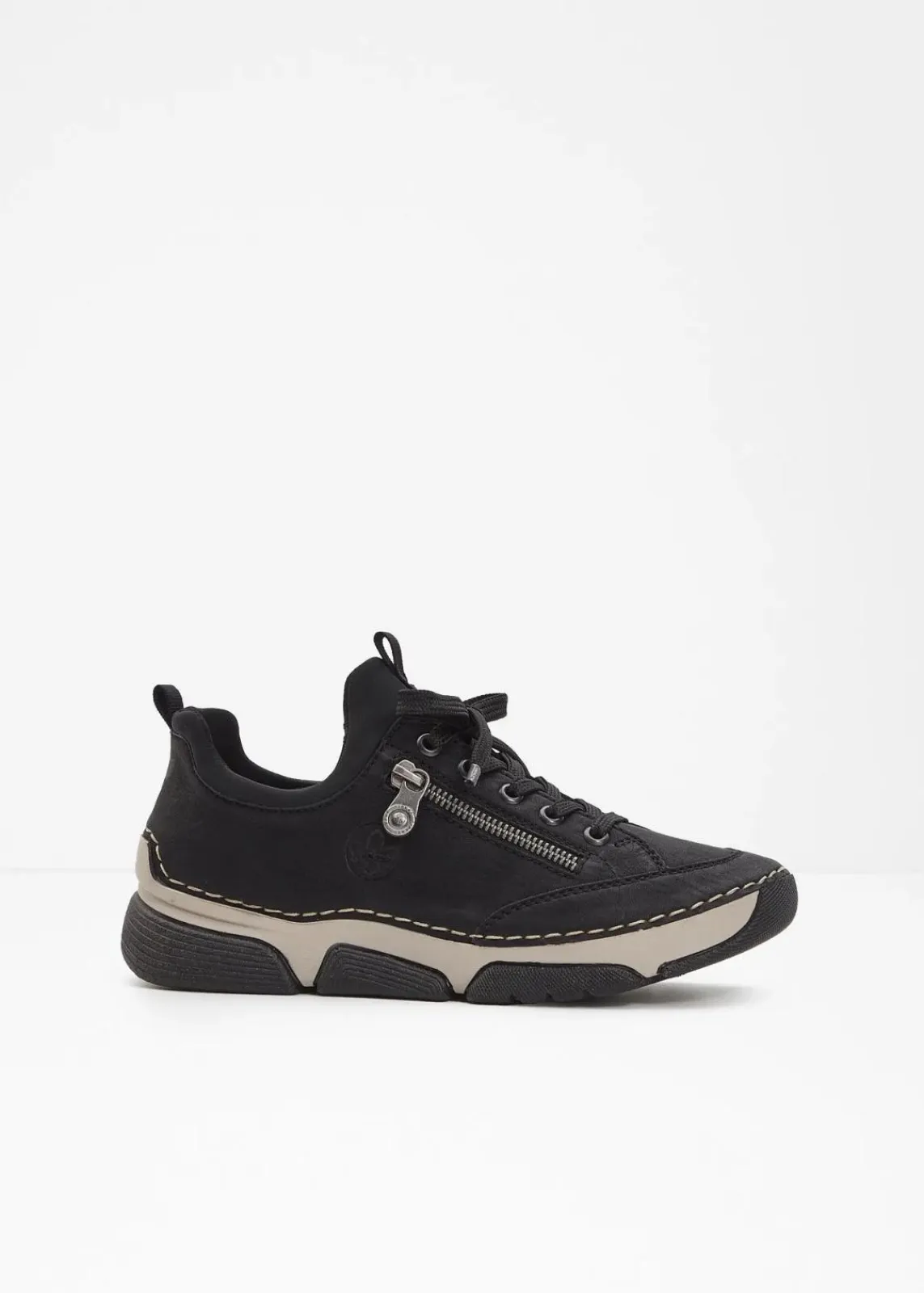 Rieker Sneaker|Komfortschuhe^Komfort-Sneaker mit gepolsterter Innensohle schwarz