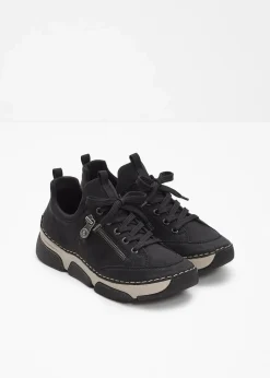 Rieker Sneaker|Komfortschuhe^Komfort-Sneaker mit gepolsterter Innensohle schwarz