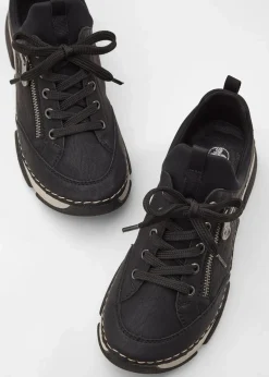 Rieker Sneaker|Komfortschuhe^Komfort-Sneaker mit gepolsterter Innensohle schwarz