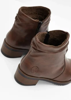 Rieker High Heels|Komfortschuhe^Komfort-Stiefeletten mit gepolsterter Innensohle braun