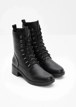 Rieker High Heels|Komfortschuhe^Schnür Boot schwarz