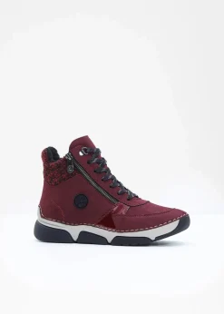 Rieker High Heels|Komfortschuhe^Schnür Boot bordeaux