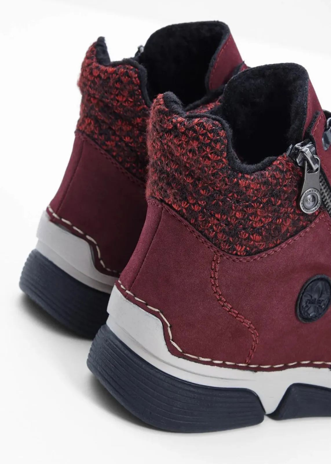 Rieker High Heels|Komfortschuhe^Schnür Boot bordeaux